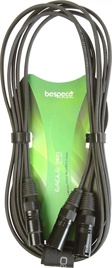 Kabel XLR żeński - 2 x XLR męski Bespeco EAYFX2X500