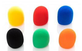 Gąbka na mikrofon kolorowa - Bespeco WS06C