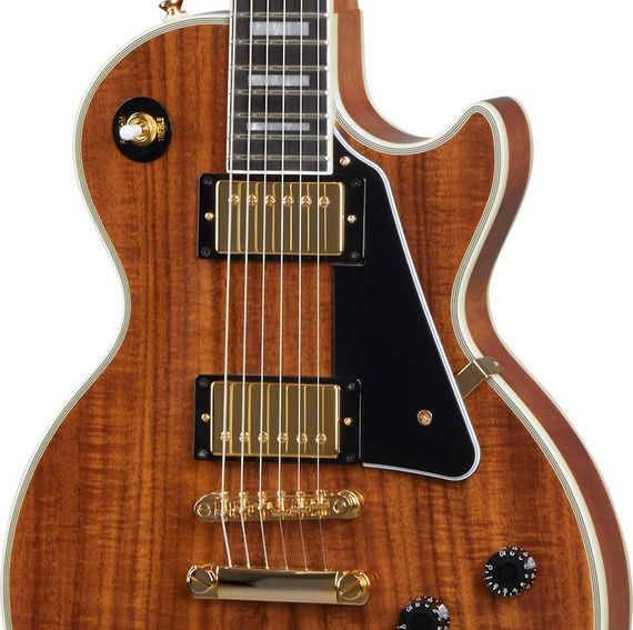 Gitara elektryczna Epiphone Les Paul Custom Koa Koa Natural
