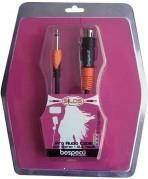 Bespeco SLJF900 – kabel mikrofonowy XLR–Jack 9 m