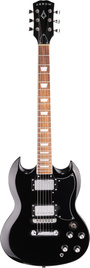 Arrow Twincut SG22 Abyss Black – gitara elektryczna