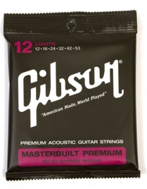 Gibson Masterbuilt Premium 8020 Brass 012-053 SAG-BRS12