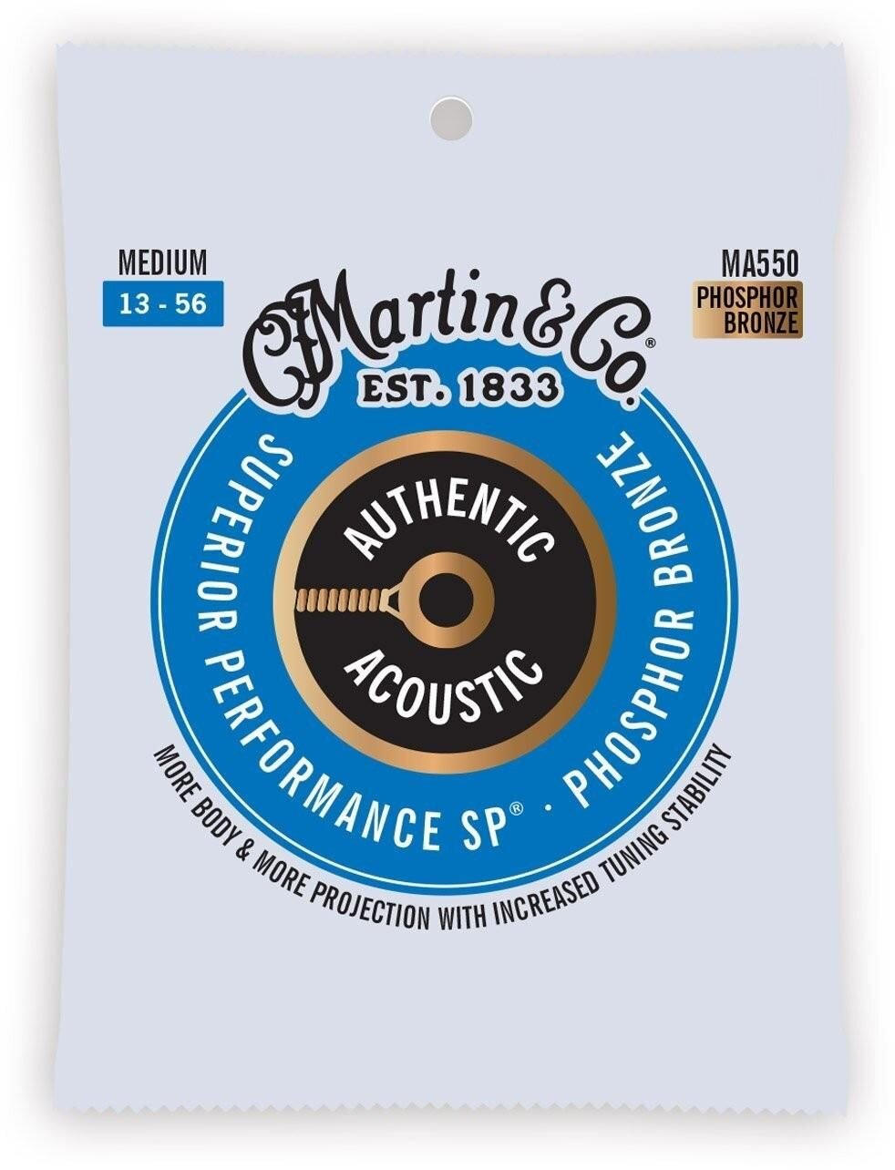 Martin Authentic Acoustic, 3 Packs, Medium, 92/8 Value Pack (13-56) struny do gitary akustycznej