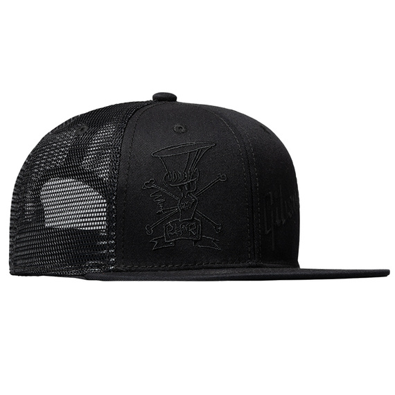 Gibson Slash Skully All-Black – czapka trucker