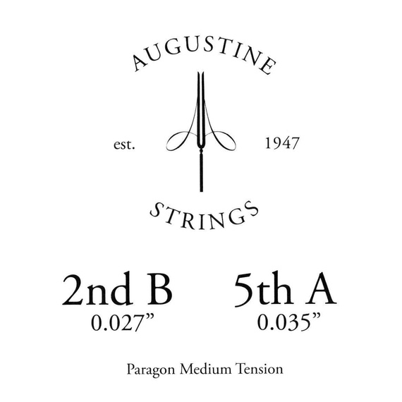 Struny do gitary klasycznej Augustine Paragon Red Medium karbonowe