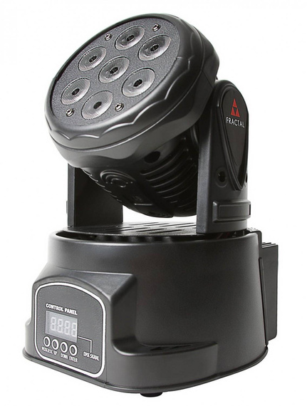 FRACTAL Zestaw 2 x MINI LED MOVING HEAD 7x10 W
