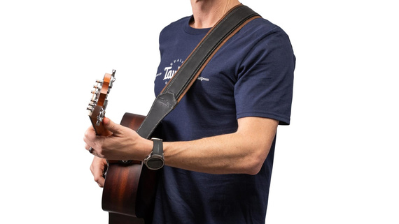 American Dream Leather Strap,Brown/Black, - pasek