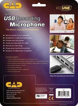 CAD U1 – mikrofon dynamiczny USB