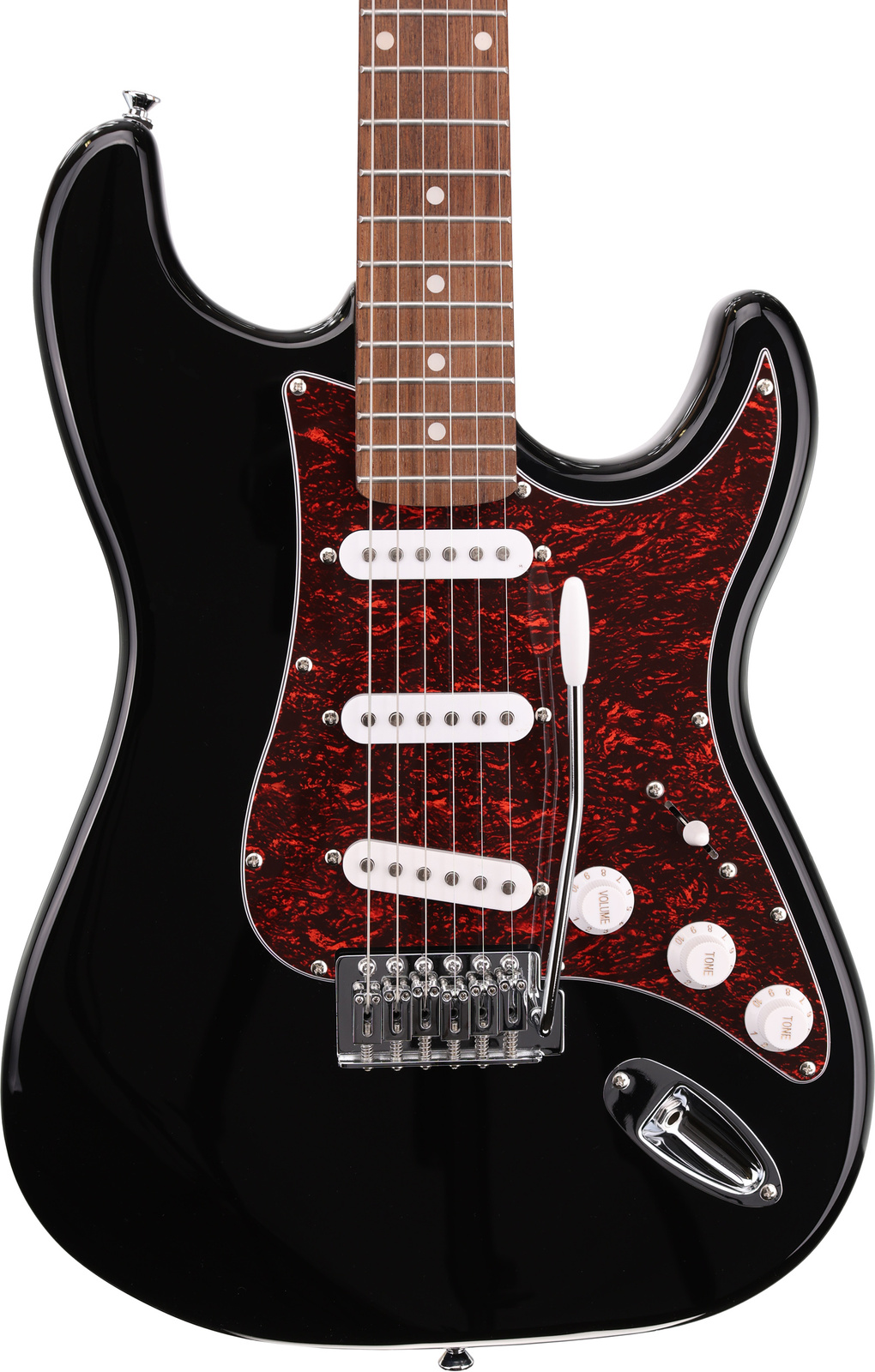 ギター KOCYARS Arrow Tonecaster ST 111 Abyss Black Rosewood/T-shell gitara