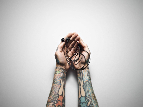 Marshall Mode słuchawki douszne z mikrofonem