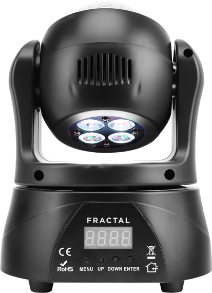 Fractal Lights Duoray Washscope – ruchoma głowa wash z kalejdoskopem