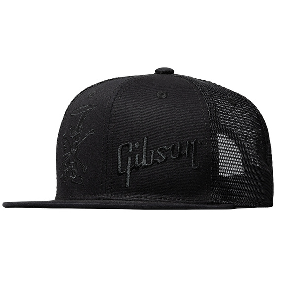 Gibson Slash Skully All-Black – czapka trucker