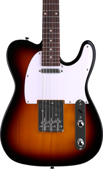 Arrow Telico TL 11 Tobacco Burst Rosewood/White gitara elektryczna