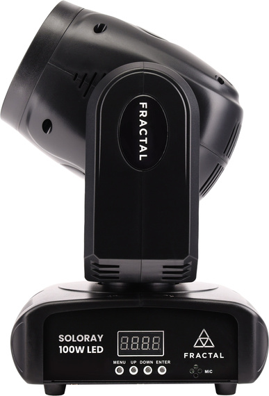 Fractal Lights Soloray 100W – ruchoma głowa LED z ringiem