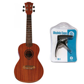 Lag Tiki Uku 8S Zestaw + Pokrowiec + Kapodaster