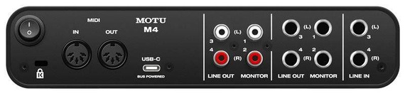 MOTU M4 – interfejs audio USB
