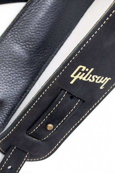 Pasek gitarowy Gibson The Nubuck Strap, black