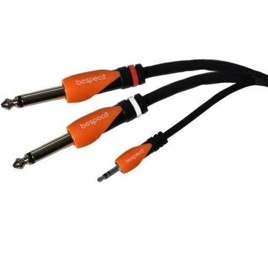 Kabel Bespeco mini Jack TRS/ 2x jack mono SLYMSJ300 3m