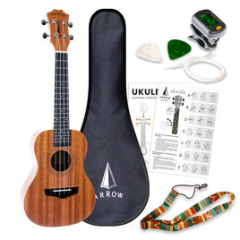 Ukulele koncerowe z zestawem akcesoriów Arrow MH10 Mahogany Concert Ukulele *SET*