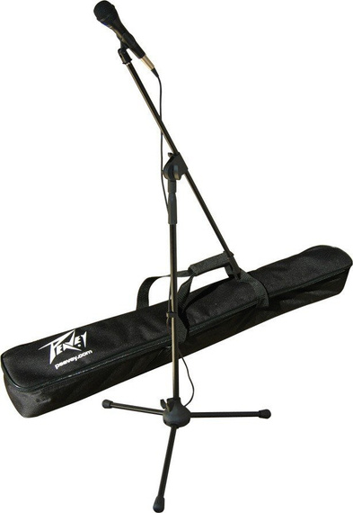 ZESTAW wzmacniacz Novox nPLAY + PEAVEY PV MSP-1 mikrofon kabel statyw etui