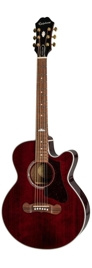Epiphone J-200EC Studio Parlor Solid Top Fishman Presys-II WR Wine Red gitara elektro-akustyczna