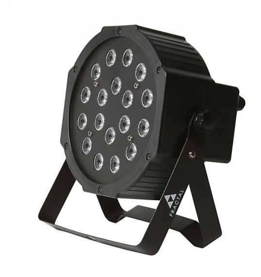 Zestaw 4 x Fractal Lights PAR LED 18x1 W + Pokrowiec