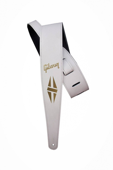 Gibson The Split-Diamond, white pasek gitarowy