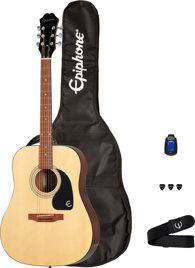 Zestaw - Gitara akustyczna Epiphone Songmaker Acoustic Guitar Player Pack DR-100 NA Natural
