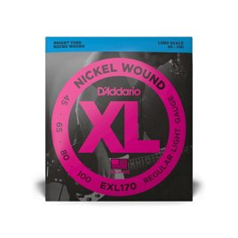 Struny do gitary basowej D'Addario EXL170