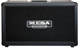 Mesa Boogie 2x12 Horizontal Rectifier Cabinet Black Bronco Black Grille- kolumna