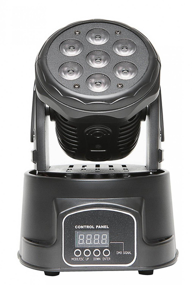 FRACTAL Zestaw 2 x MINI LED MOVING HEAD 7x10 W