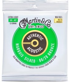 Martin MA180S – struny do gitary akustycznej 12-strunowej