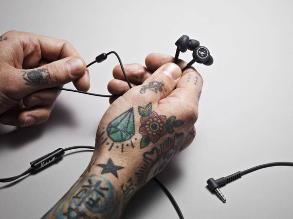 Marshall Mode słuchawki douszne z mikrofonem