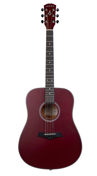Arrow Silver D WR Wine Red – gitara akustyczna dreadnought