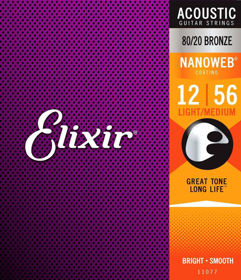 Elixir 11077 NanoWeb Light-Medium 12-56