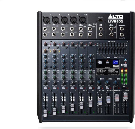 Alto Professional Live 802 – mikser 8-kanałowy DSP outlet