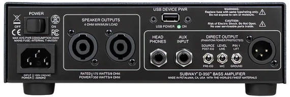 Mesa Boogie Subway D-350 Class D Bass Amp