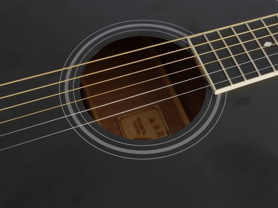 Arrow Zestaw Bronze BLK - Gitara Akustyczna z Pokrowcem GTR (G/Blue)