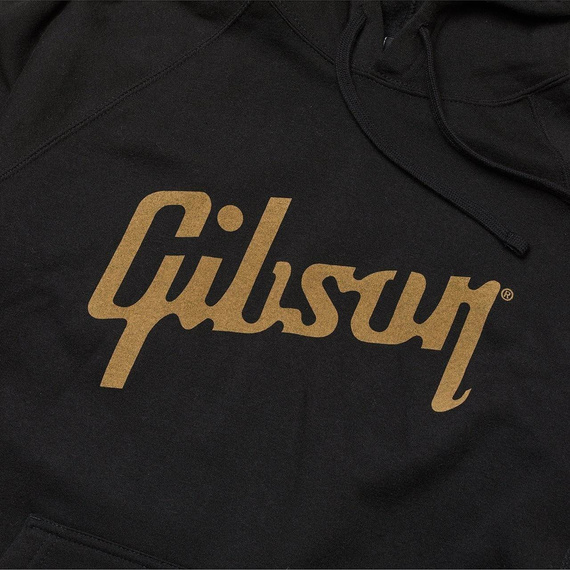 Gibson Logo Hoodie Black MD – bluza z kapturem