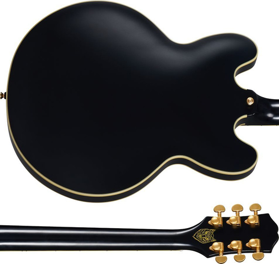 Gitara elektryczna Epiphone Emily Wolfe Sheraton Stealth Black Aged Gloss