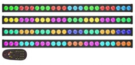 FRACTAL Zestaw 4 x BAR LED 24X3W Black + Pilot