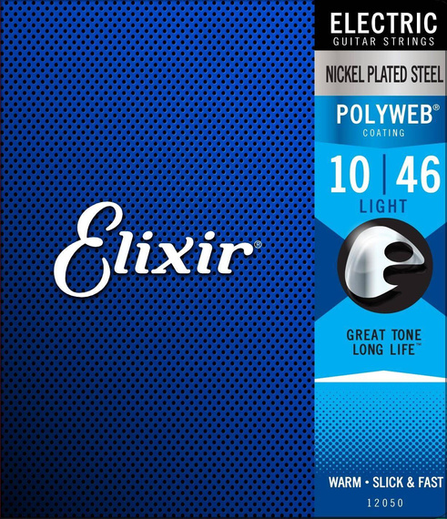 Elixir 12050 PolyWeb Light 10-46 – struny do gitary elektrycznej