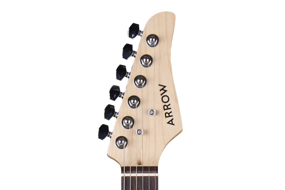 Gitara elektryczna Arrow ST 111 Deep Black Rosewood/white