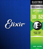 Struny do gitary elektrycznej Elixir 19077 Optiweb Light/Heavy 10-52