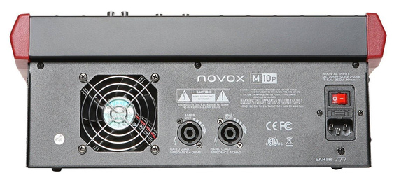 Novox M10P power mikser 8 kan 600W DSP - MP3 USB