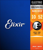 Struny do gitary elektrycznej Elixir 12077 NanoWeb Light-Heavy 10-52