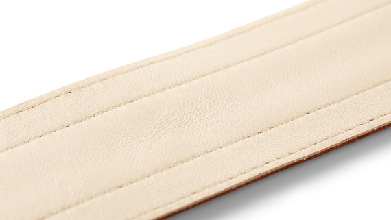 Taylor Element Brown/Cream Leather 2.5" – pasek do gitary