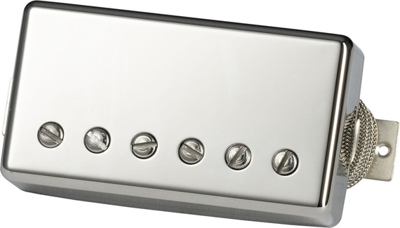 Gibson Kirk Hammett Greenybucker Set (Double black, Nickel cover, Unpotted, Rhythm pickup reverse polarity, T: 8.7k, R: 8.3K, Alnico 2)