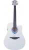 Gitara elektroakustyczna Lag GLH THV PLEXI-WHT Smart Guitar Tramontane Hyvibe special edition