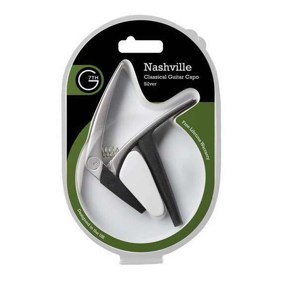Kapodaster do gitary klasycznej G7th Nashville Classical Silver